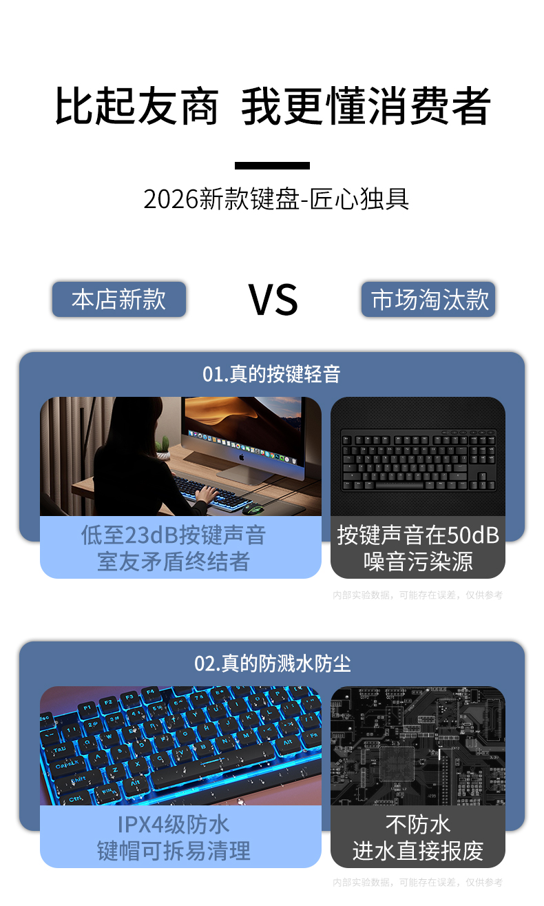 V610 有线轻音键盘